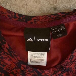 IVY PARK adidas Red and Black Snake print Long Sleeve
